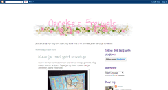 Desktop Screenshot of oenekesfreubels.blogspot.com