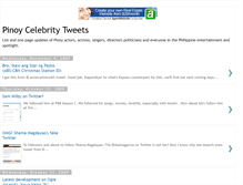 Tablet Screenshot of pinoycelebtweets.blogspot.com