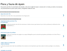 Tablet Screenshot of florayfaunaaysen.blogspot.com