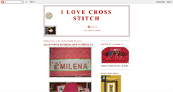 Desktop Screenshot of lisslovecrossstitch.blogspot.com