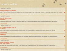 Tablet Screenshot of in-mano-veritas.blogspot.com