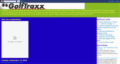 Desktop Screenshot of golftraxx.blogspot.com