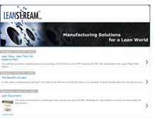 Tablet Screenshot of lean-stream.blogspot.com