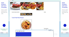 Desktop Screenshot of friedricerecipe.blogspot.com