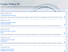 Tablet Screenshot of frozenpolitics.blogspot.com