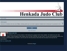 Tablet Screenshot of henkadajudo.blogspot.com