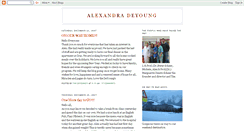 Desktop Screenshot of alexdeyoung.blogspot.com