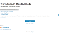 Tablet Screenshot of gvijayaragavan.blogspot.com