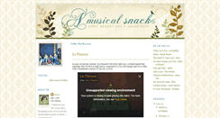 Desktop Screenshot of musicalsnack.blogspot.com
