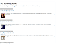 Tablet Screenshot of mstravelingpants.blogspot.com
