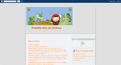 Desktop Screenshot of krokettechezlescaribous.blogspot.com