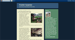 Desktop Screenshot of frontiercarpenter.blogspot.com