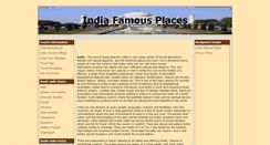 Desktop Screenshot of indiafamousplaces.blogspot.com