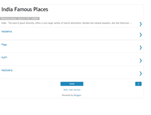 Tablet Screenshot of indiafamousplaces.blogspot.com