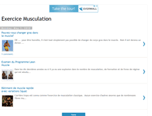 Tablet Screenshot of exercicemusculation.blogspot.com