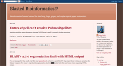 Desktop Screenshot of blastedbio.blogspot.com