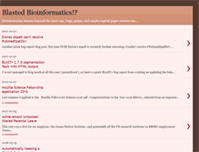 Tablet Screenshot of blastedbio.blogspot.com