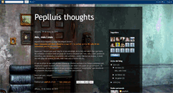 Desktop Screenshot of peplluisthoughts.blogspot.com