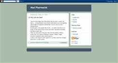 Desktop Screenshot of madpharmacists.blogspot.com
