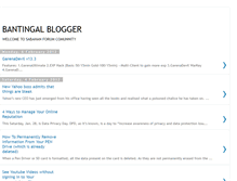 Tablet Screenshot of bantingalblogger.blogspot.com
