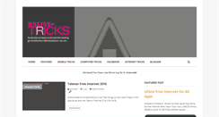 Desktop Screenshot of onlinetipstricks.blogspot.com