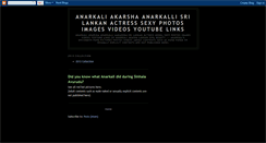 Desktop Screenshot of anarkaliakasha.blogspot.com