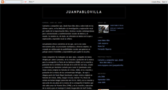 Desktop Screenshot of juanpablovilla.blogspot.com