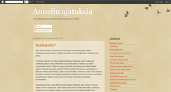 Desktop Screenshot of annelinajatuksia.blogspot.com