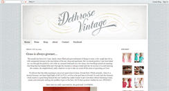 Desktop Screenshot of dethrosevintage.blogspot.com