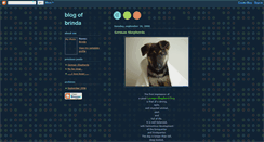 Desktop Screenshot of blogofbrinda.blogspot.com