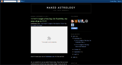 Desktop Screenshot of nakedastrologer.blogspot.com