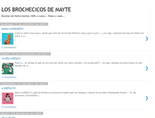 Tablet Screenshot of losbrochecicosdemayte.blogspot.com