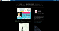 Desktop Screenshot of coversandcards.blogspot.com