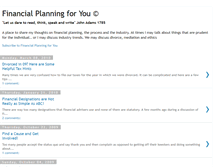 Tablet Screenshot of financial-planning-for-you.blogspot.com