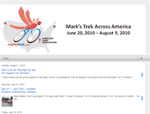 Tablet Screenshot of marksrideacrossamerica.blogspot.com