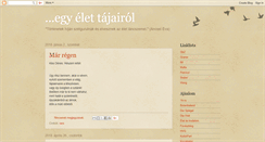 Desktop Screenshot of egyelettajairol.blogspot.com
