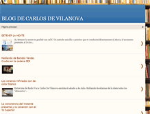 Tablet Screenshot of carlosdevilanova.blogspot.com