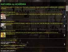 Tablet Screenshot of macumbanaacademia.blogspot.com