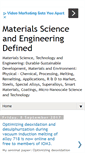 Mobile Screenshot of materialsscienceengineeringdefined.blogspot.com