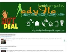 Tablet Screenshot of ladyilahotbargain.blogspot.com