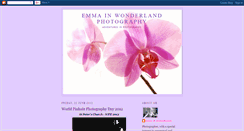 Desktop Screenshot of emmainwonderlandphotography.blogspot.com