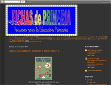 Tablet Screenshot of fichas-primaria.blogspot.com