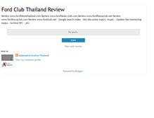 Tablet Screenshot of fordclubthailand.blogspot.com
