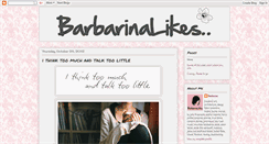 Desktop Screenshot of barbarinalikes.blogspot.com