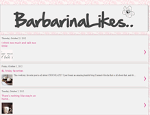 Tablet Screenshot of barbarinalikes.blogspot.com