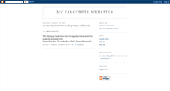 Desktop Screenshot of favouritewebsites.blogspot.com