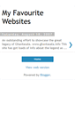 Mobile Screenshot of favouritewebsites.blogspot.com