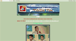 Desktop Screenshot of comunidadepentecostalprojetovida.blogspot.com