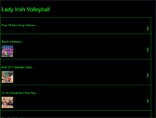 Tablet Screenshot of ladyirishvolleyball.blogspot.com