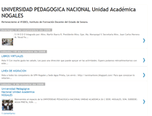 Tablet Screenshot of maestriaeneducacionupnnogales.blogspot.com